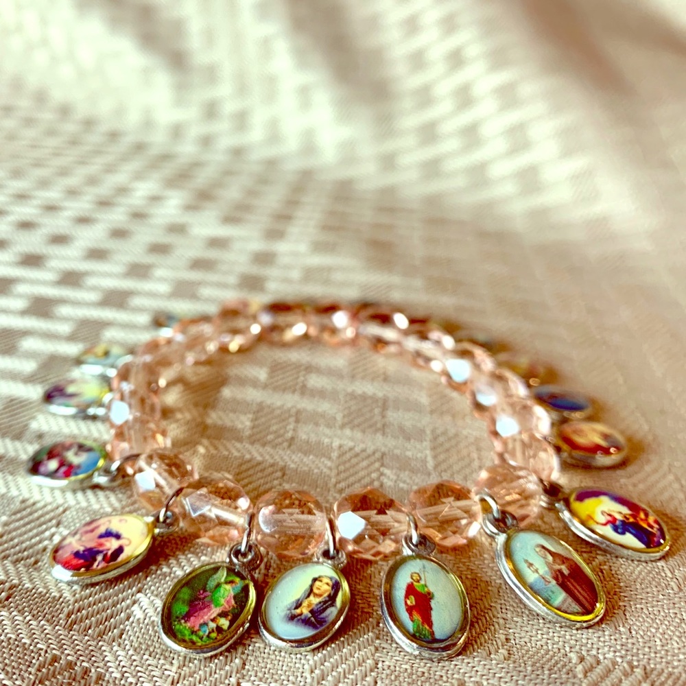 Saints Charm Bracelet